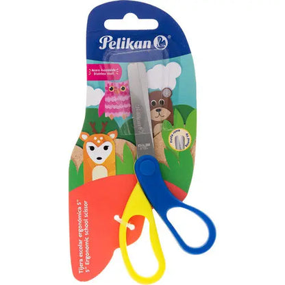 Tijeras Escolares Pelikan Punta Roma #5 Acero Inoxidable Pelikan