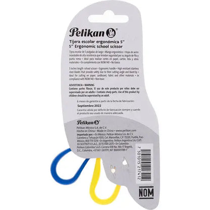 Tijeras Escolares Pelikan Punta Roma #5 Acero Inoxidable Pelikan