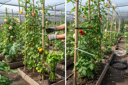 USO DE Cinchos plásticos 4.8 x 200 mm EN PLANTAS