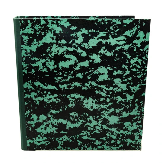 Carpeta Registrador Lefort Tamaño Carta Verde Marmoleado