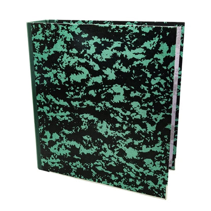 Carpeta Registrador Lefort Tamaño Carta Verde Marmoleado