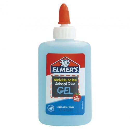 Pegamento líquido Elmers Gel Glue azul transparente 118 ML E364LALMR - MarchanteMX
