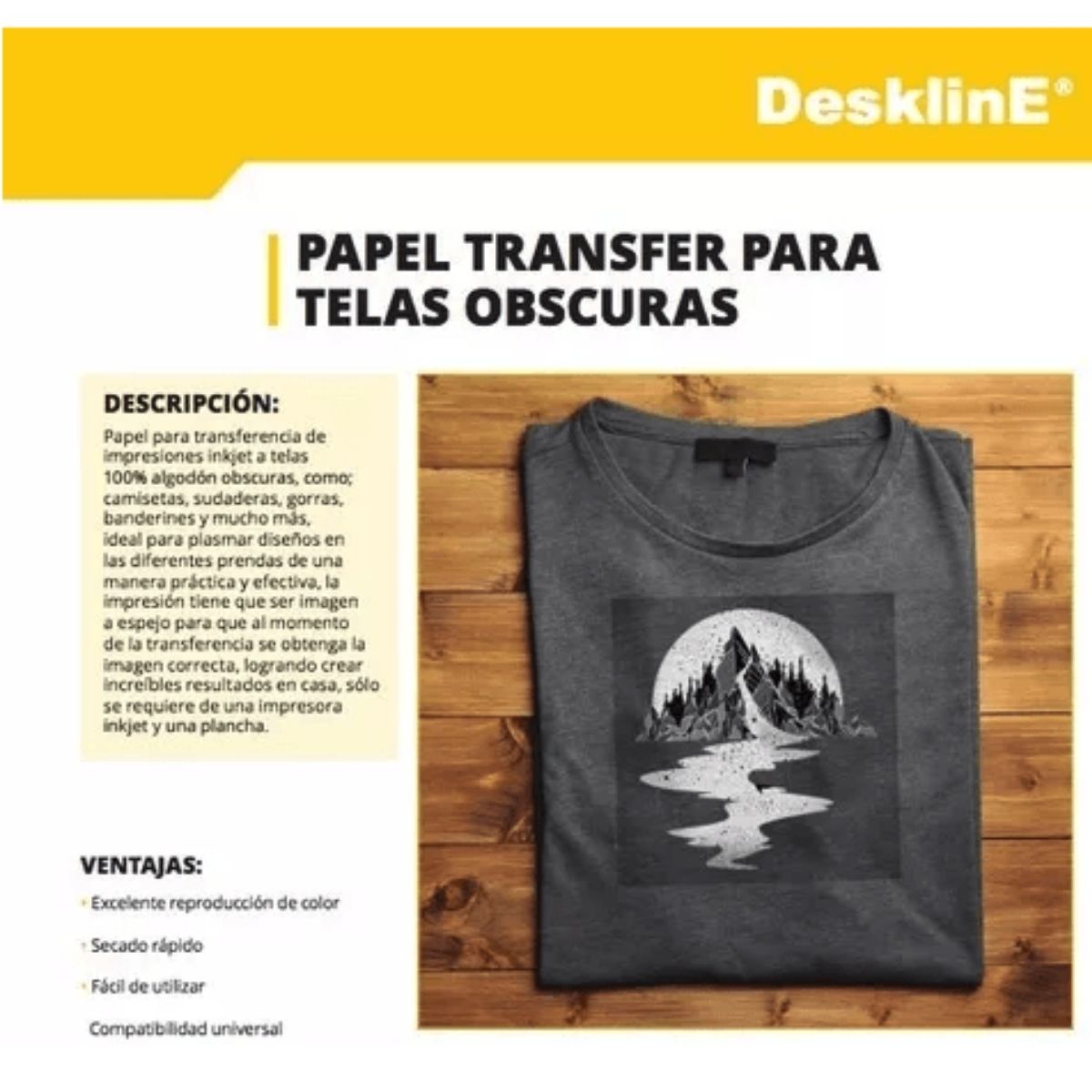 Papel Transfer Obscuro Tr305 10 pack Kronaline Telas Oscuras - MarchanteMX