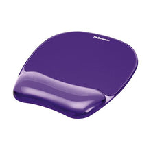 Mouse Pad con Reposamuñecas de Gel Crystal™ - Morado - MarchanteMX
