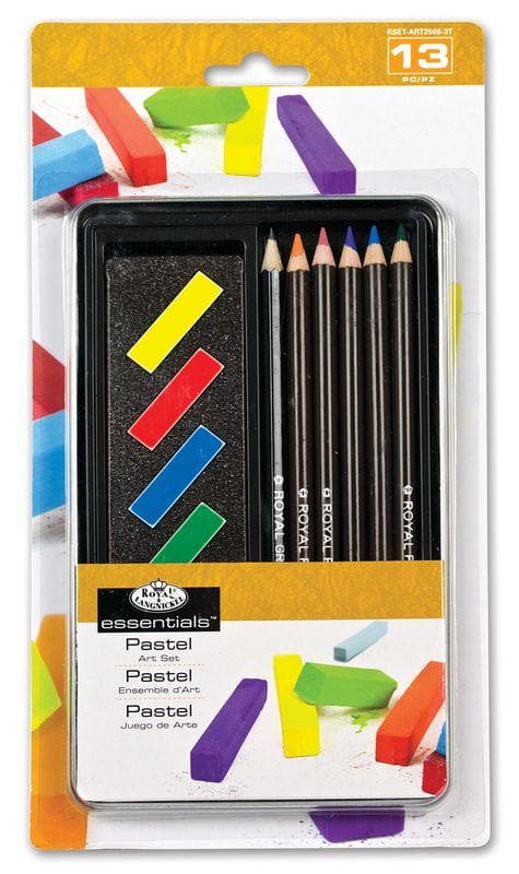 ROYAL LANGNICKEL - Estuche metálico barras y lápices pastel