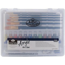 ROYAL LANGNICKEL - Estuche de plástico clear view acrílico #RSET-ART3202