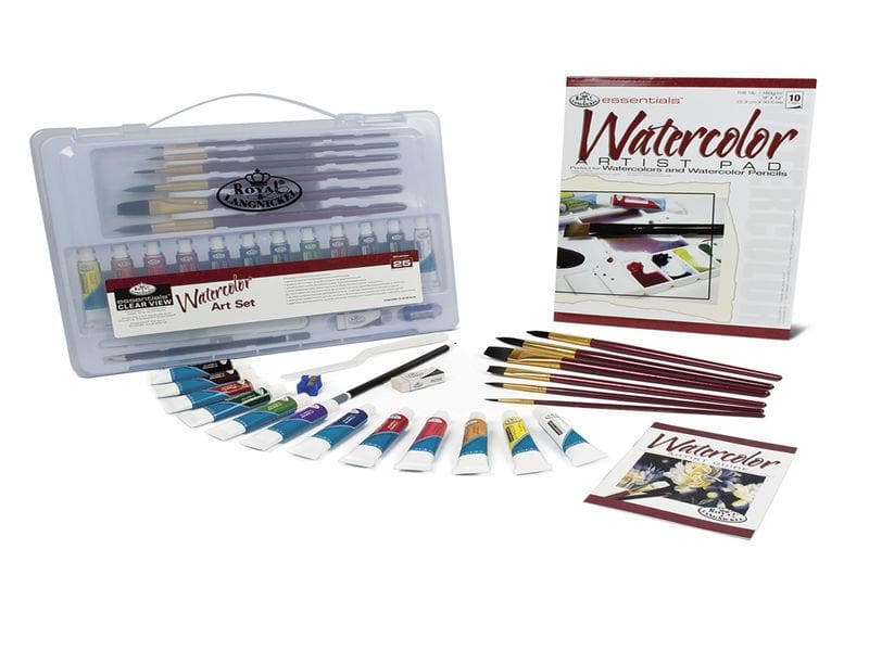 ROYAL LANGNICKEL - Estuche de plástico clear view acuarela