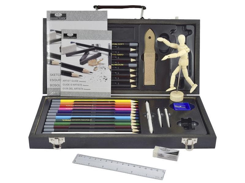ROYAL LANGNICKEL - Estuche de arte de madera beginners sketch y dibujo