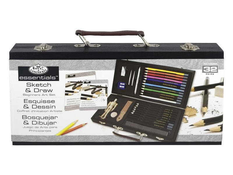ROYAL LANGNICKEL - Estuche de arte de madera beginners sketch y dibujo