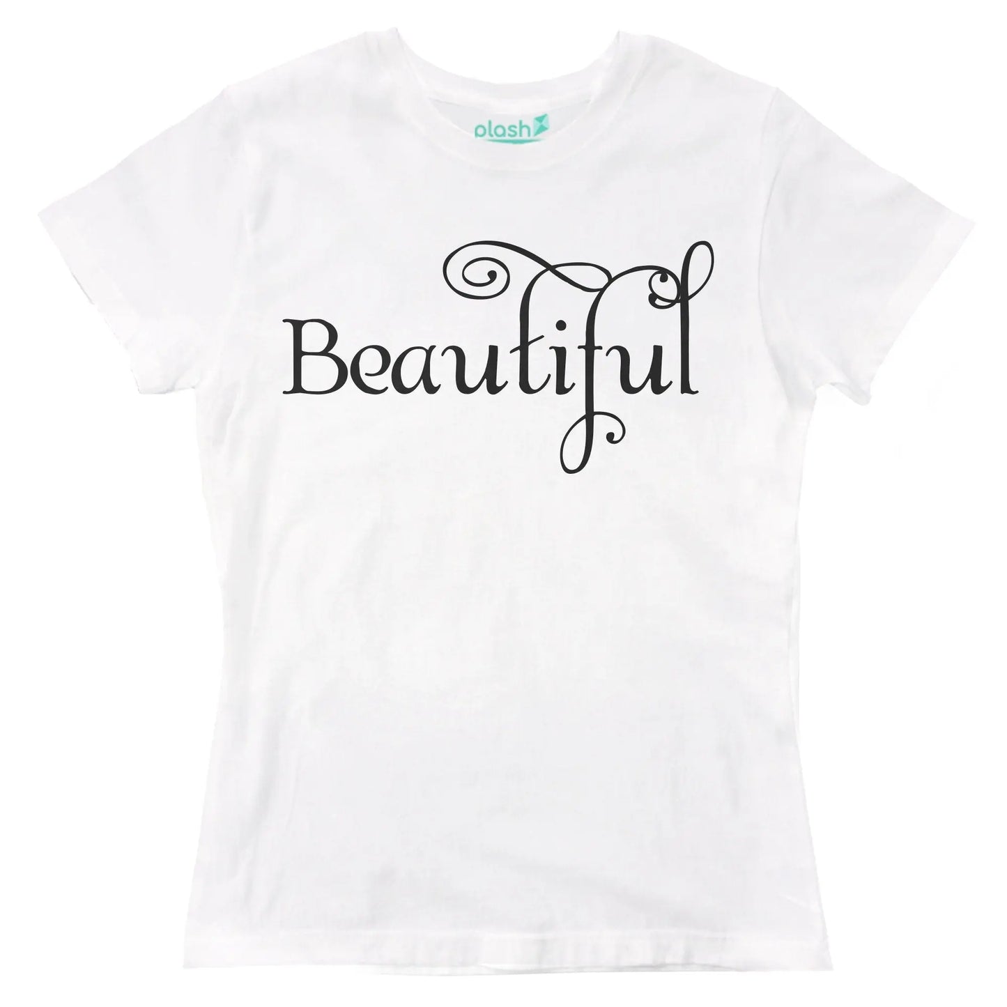 Playera para Dama Beautiful CH / Blanco - Plash