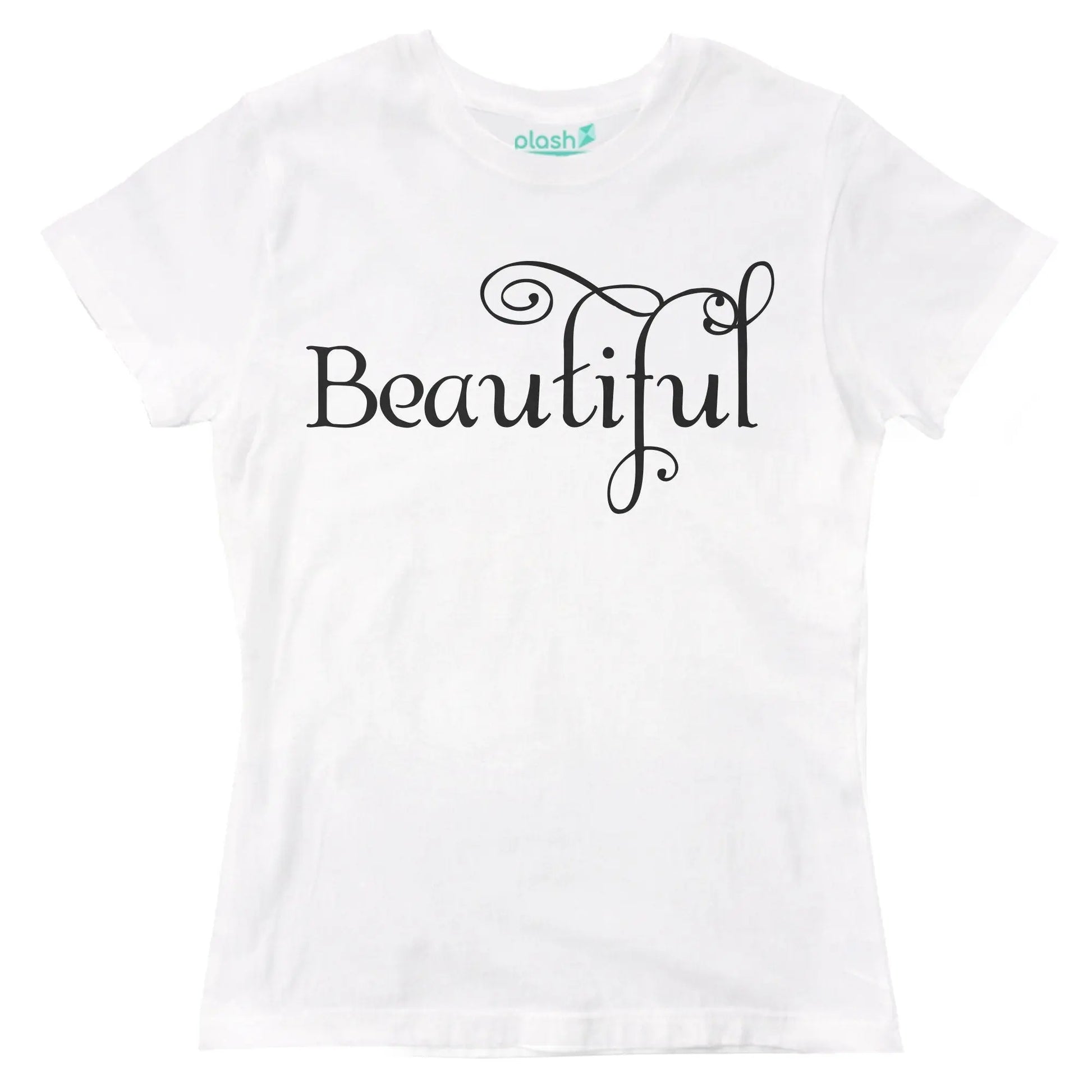 Playera para Dama Beautiful CH / Blanco - Plash