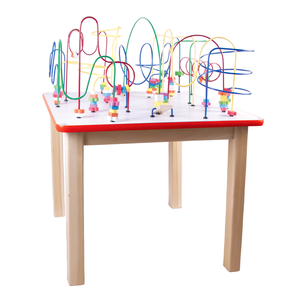 Mesa De Laberintos Gigante Color Multicolor