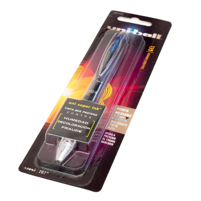 Bolígrafo Roller Signo 207 0.7mm Tinta Azul - MarchanteMX