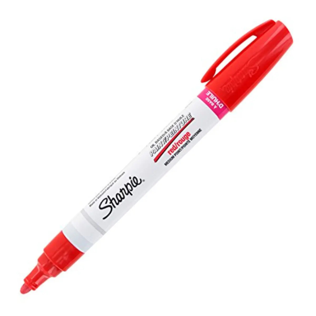 Marcador Sharpie Paint Base Aceite Punta Media 1 Pieza Elige Color Rojo - Sharpie