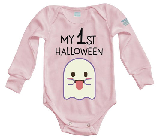 Body Bebé 1st Halloween Fantasma Niña - MarchanteMX