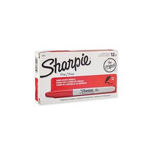 Marcador permanente Sharpie rojo 12 piezas 1812766 - MarchanteMX