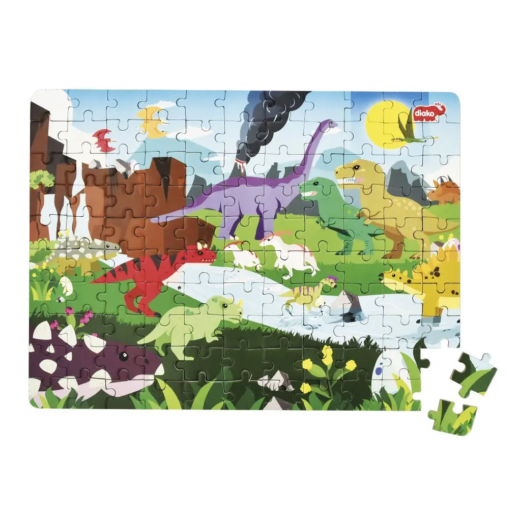 ROMPECABEZAS DINOSAURIOS 110 PZS - Diako - vista lateral