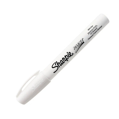 Marcador Sharpie Paint Base Aceite Punta Media 1 Pieza Elige Color Blanco - Sharpie