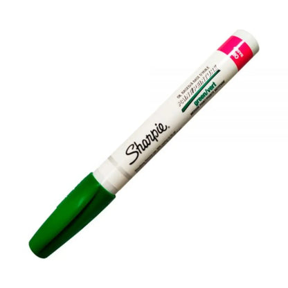 Marcador Sharpie Paint Base Aceite Punta Media 1 Pieza Elige Color Verde - Sharpie
