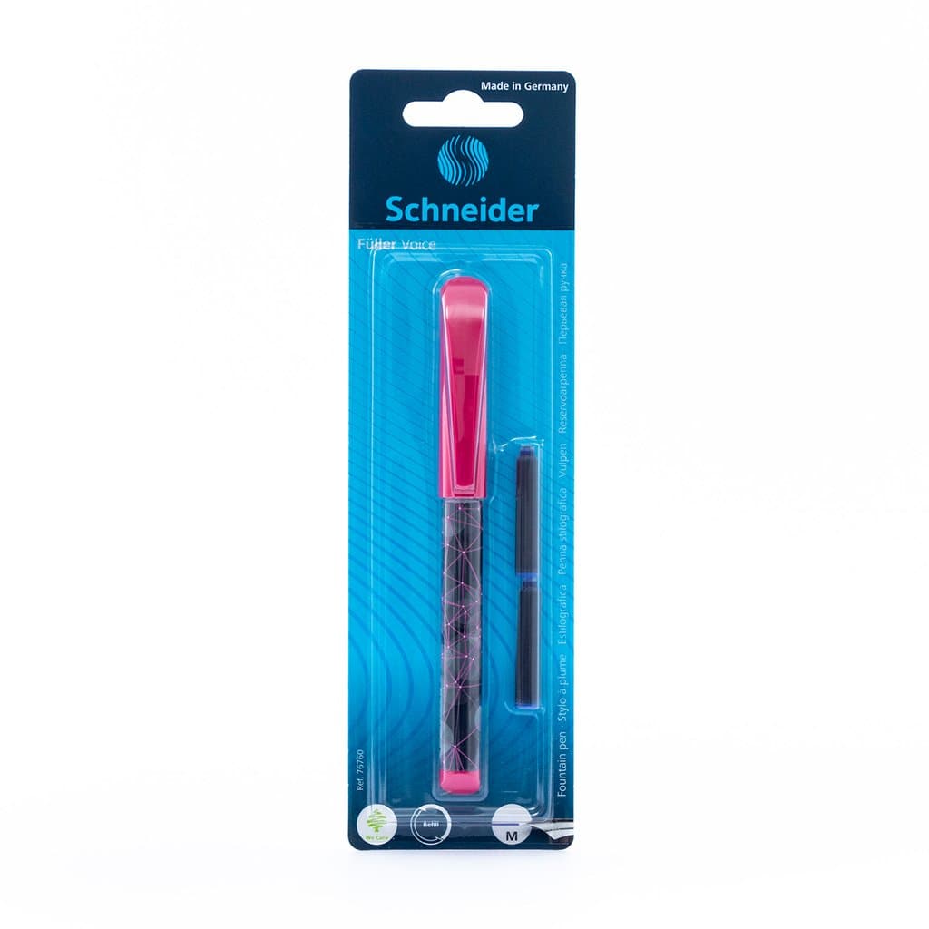 SCHNEIDER - PLUMA FUENTE VOICE TINTA AZUL