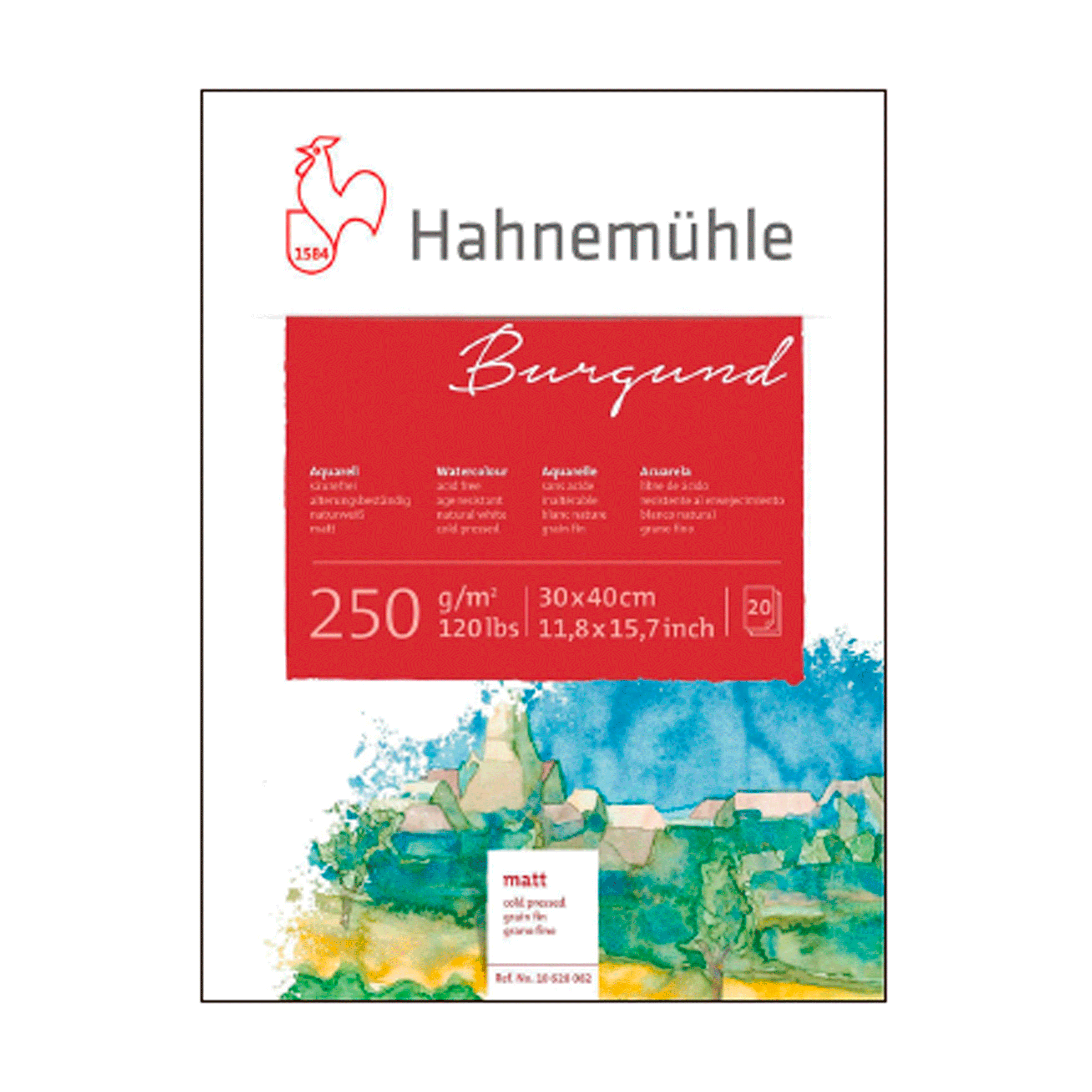 Hahnemühle - Block burgund mate