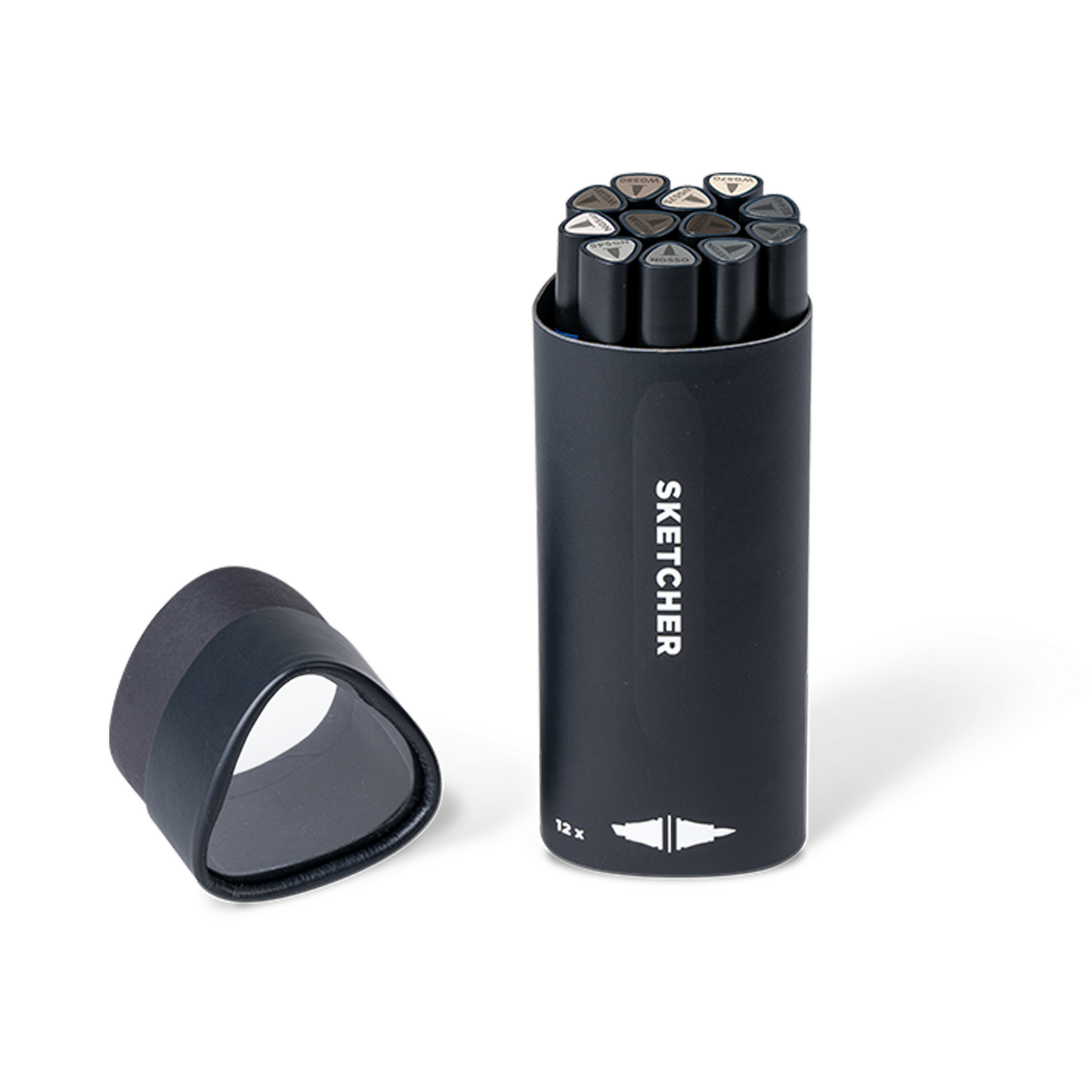 MOLOTOW - SKETCHER KIT 1 CON 12 MARCADORES SELECCIÓN DE GRISES  #200518-BX