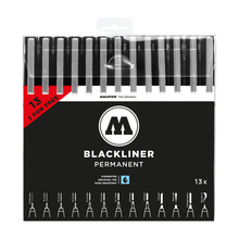 MOLOTOW - SET CON 13 ESTILOGRAFOS BLACKLINER #200495