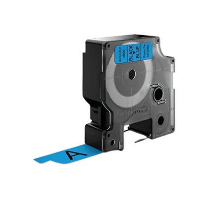 Cinta Rotuladora Azul Tinta Negro 19mm x 7 m 45806 - MarchanteMX