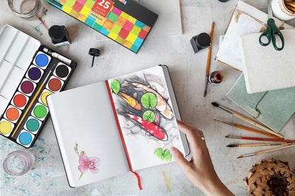 Set 3 Sketchbook Cuaderno Dibujo 132 Hojas Gris 14x21 Arteza