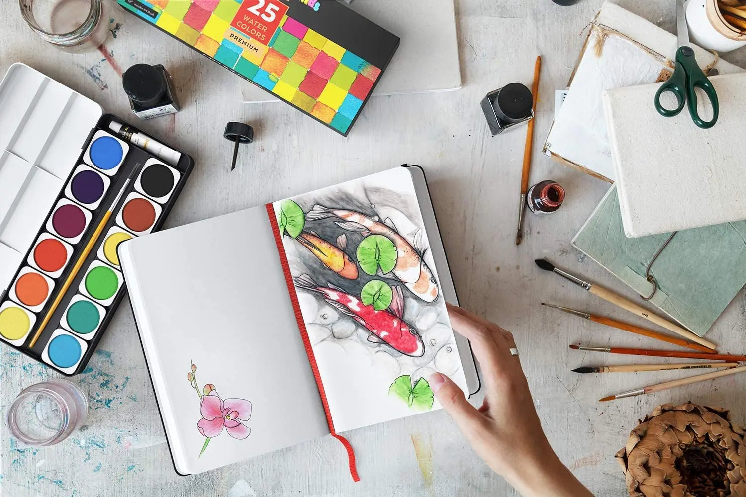 1 Pza Sketchbook Cuaderno Dibujo 132 Hojas Gris 14x21 Arteza - Arteza