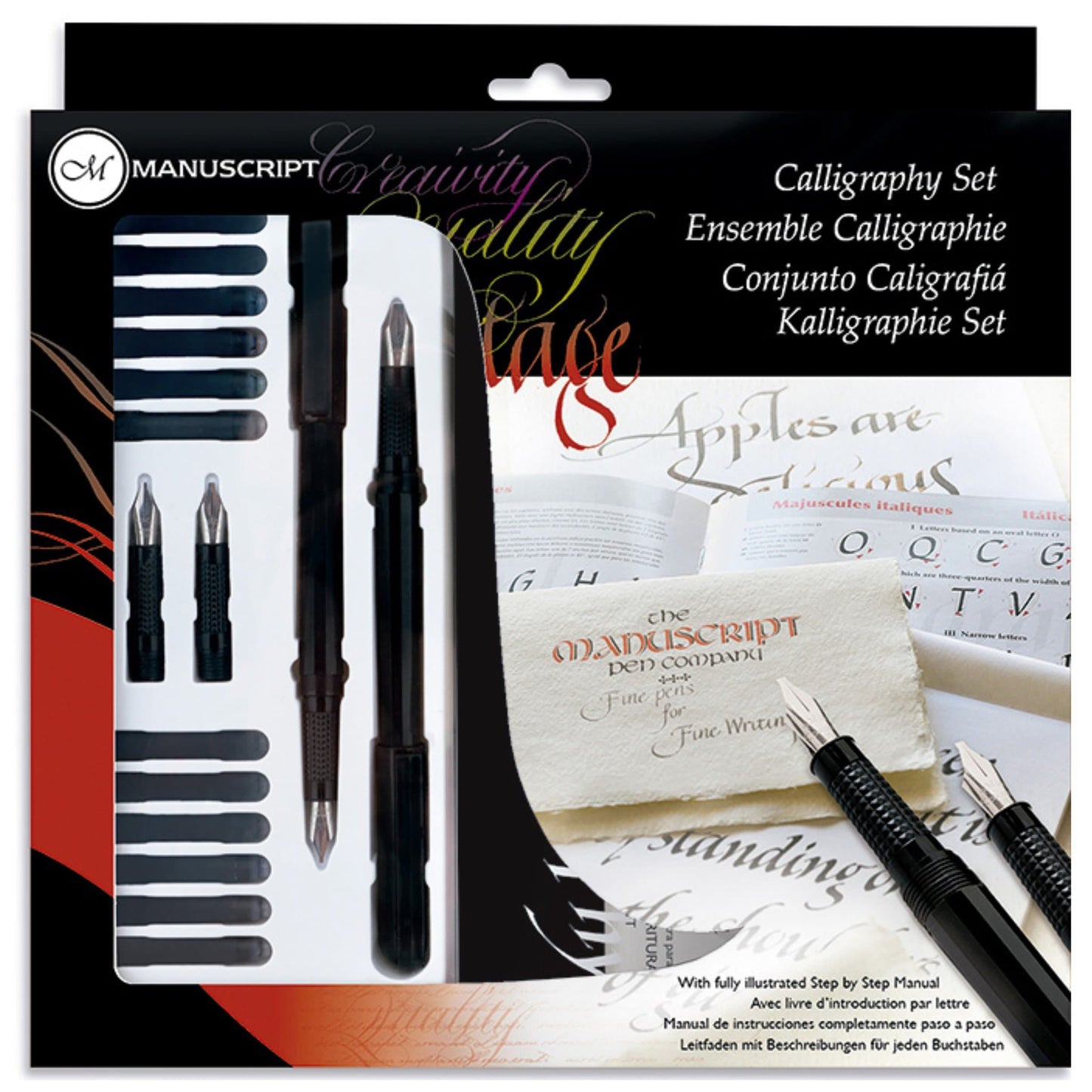MANUSCRIPT - Pluma fuente para caligrafía set con 19 piezas - Mc146