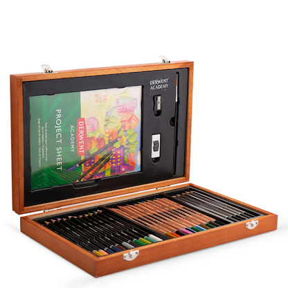 Derwent Academy - Set de madera con 30 lápices #2300147 - colección de regalo