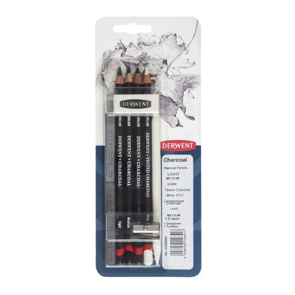 Derwent - Blíster mix media carbón Derwent - Blíster mix media carbón - derwent