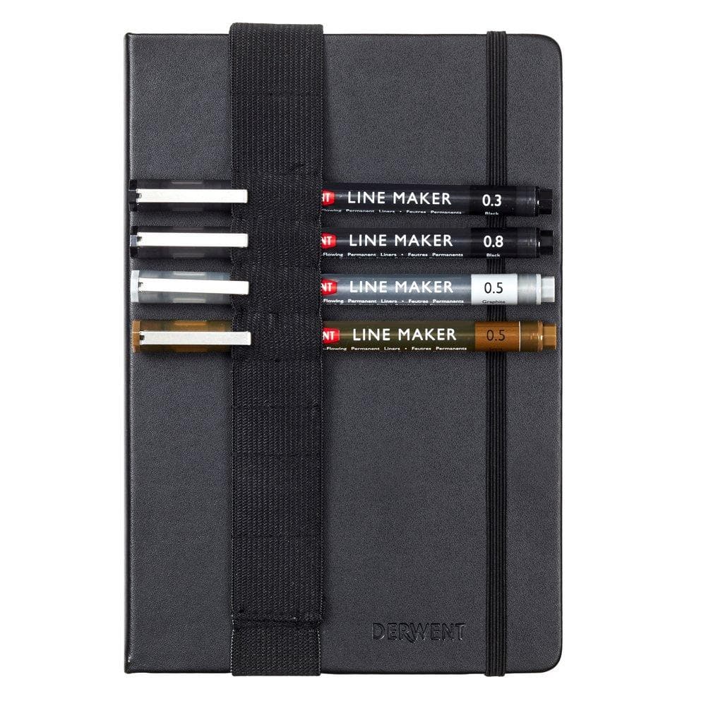 Derwent - Set de bolsillo con 6 marcadores graphik line #2302733  - colección de regalo