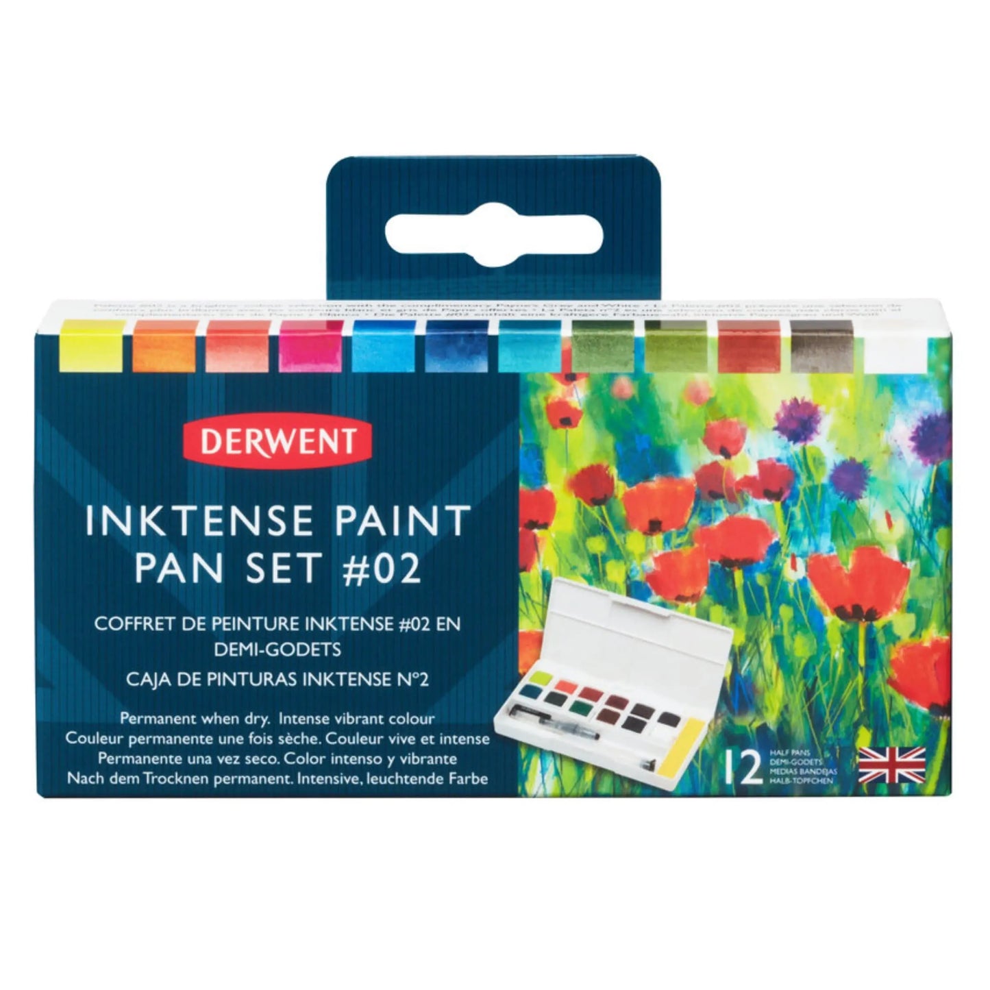 Derwent - Estuche de bolsillo con 12 pastillas inktense v2 #2305789 Derwent