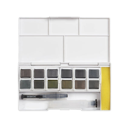 DERWENT - Estuche de bolsillo con 12 pastillas grafito #2305658 Derwent