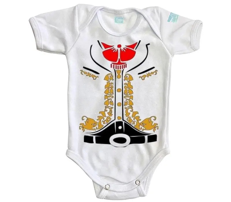 Body Bebé Mariachi Blanco 24 / Manga Larga - Coveme - vista lateral