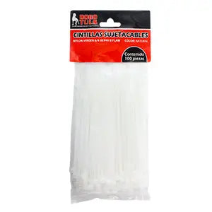 CINTILLA CINCHO SUJETACABLE TRANSPARENTE 8" X 3.16 (100 PZAS) DOGOTULS WL8023 - Dogotuls