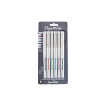 SPEEDBALL - SET CON 6 MARCADORES DE COLOR PARA CALIGRAFÍA S- Elegant Writer