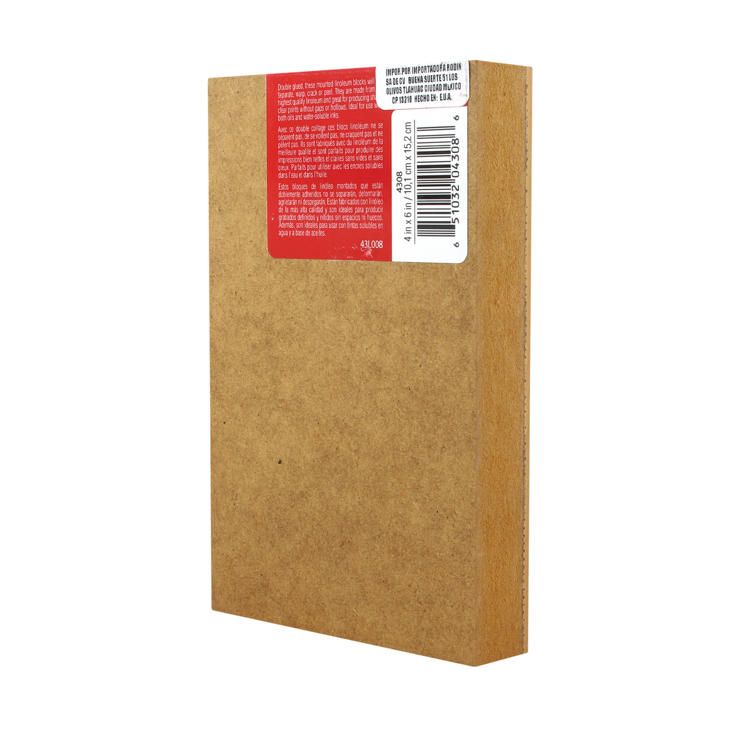 SPEEDBALL - Bloque de linóleo 10.16x15.2 cm