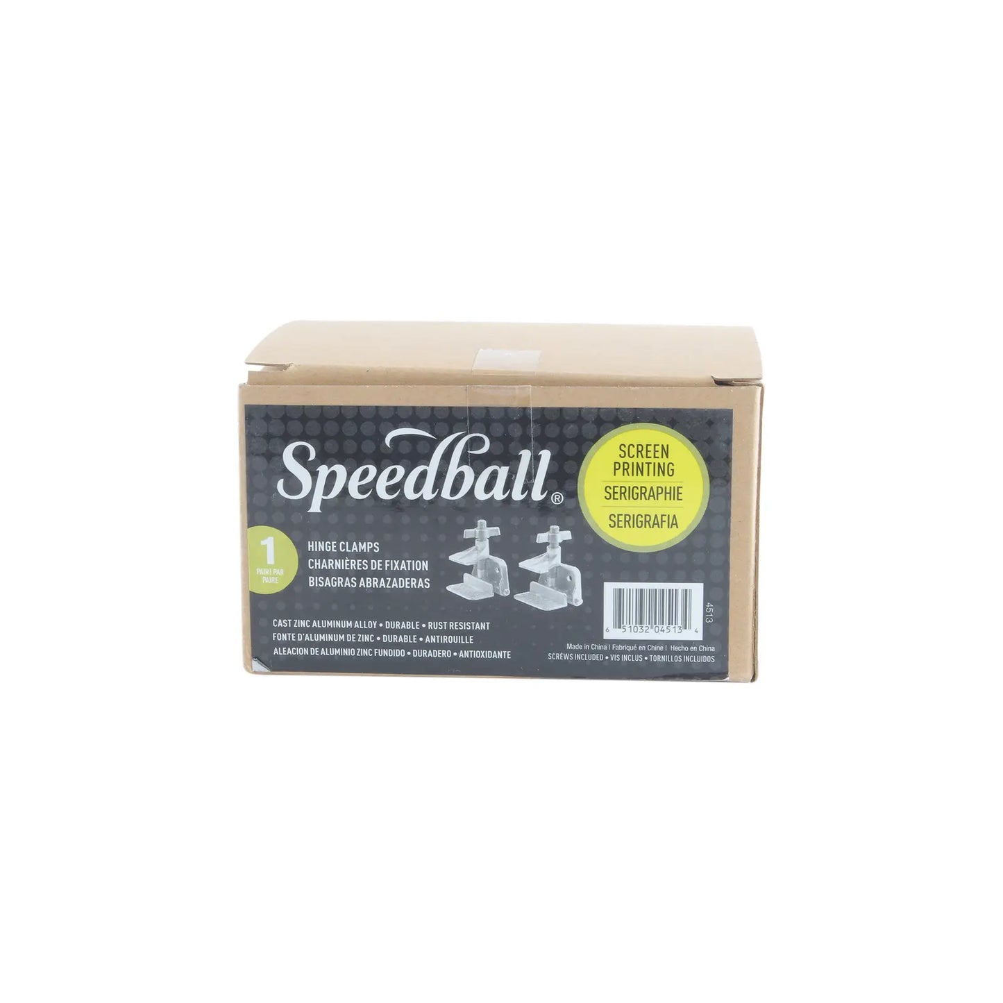 SPEEDBALL - BISAGRAS ABRAZADERAS PARA MARCO DE IMPRESIÓN - Coveme - vista lateral