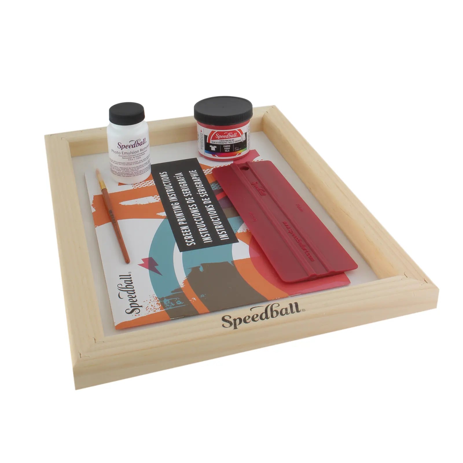 SPEEDBALL - KIT DE BUENA CALIDAD PARA SERIGRAFÍA SOBRE TELA - Coveme - vista lateral