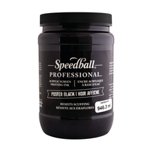 SPEEDBALL - TINTA IMPRESIÓN PROFESIONAL POSTER BLACK 946.3 ML
