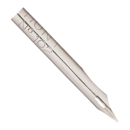 Speedball-Punta de acero para pluma fuente LETTERING & DRAWING CROW #102