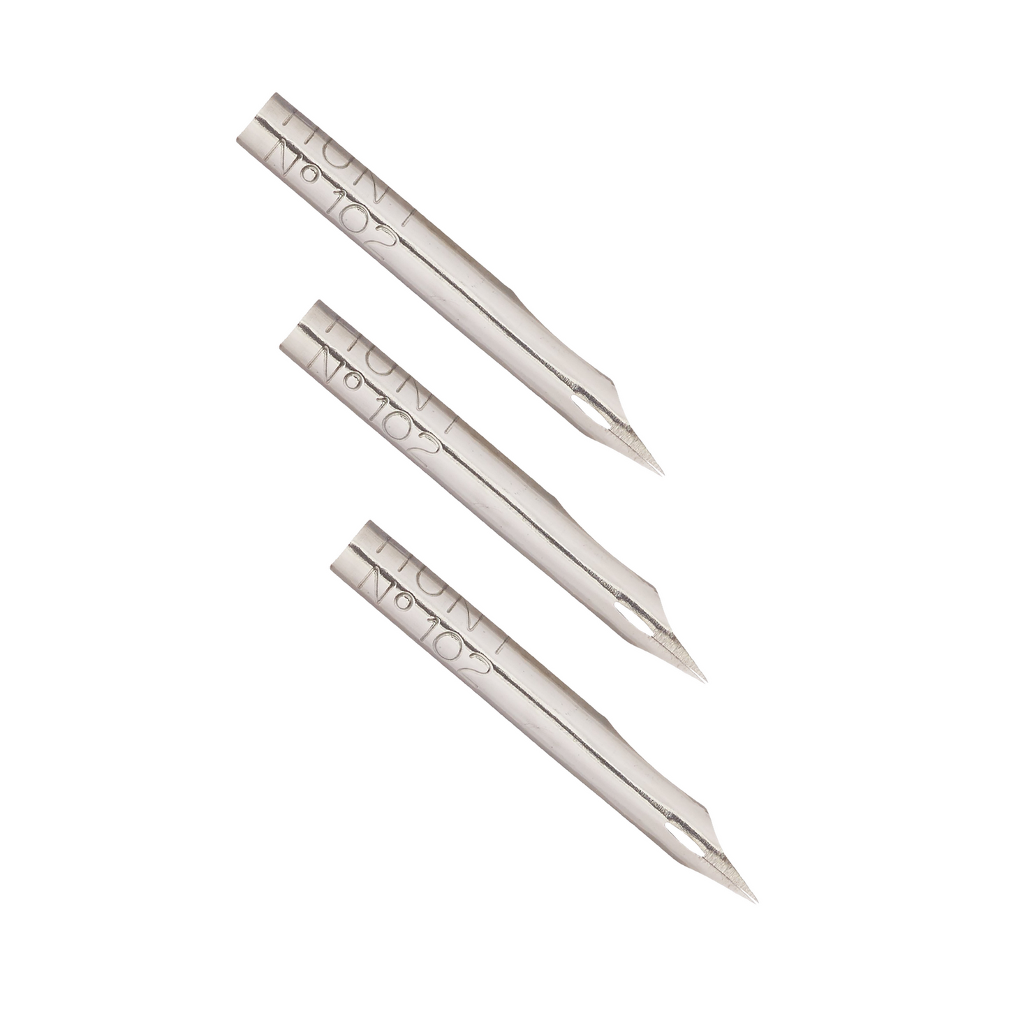 Speedball-Punta de acero para pluma fuente LETTERING & DRAWING CROW #102