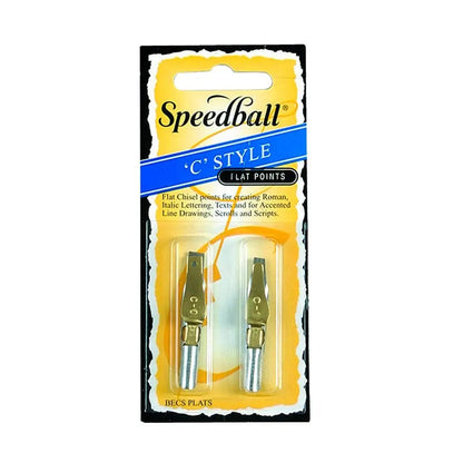 Speedball - BLISTER CON 2 PLUMILLAS SERIE 5-C S-C0 Y C1 - Coveme - empaque