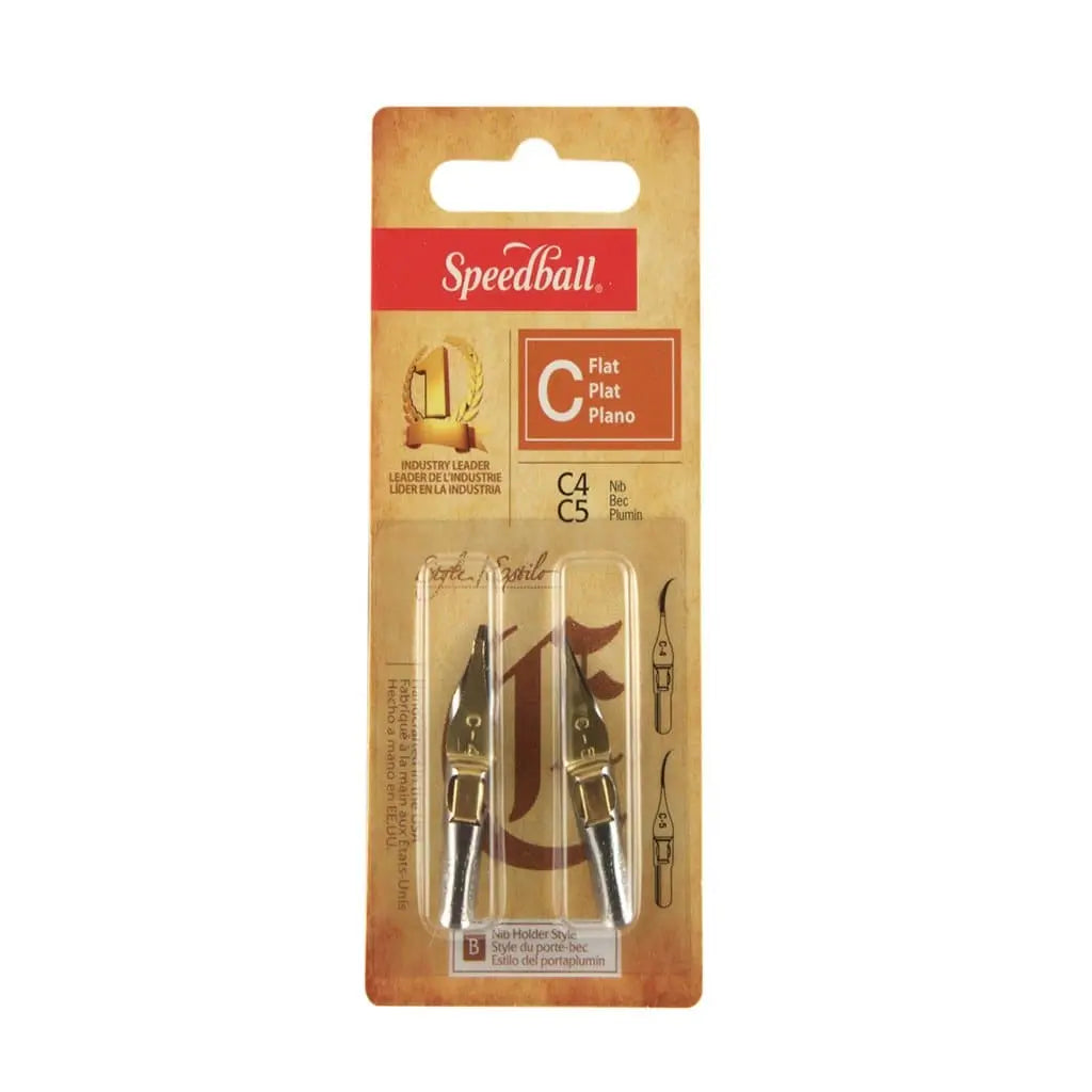 Speedball - BLISTER CON 2 PLUMILLAS SERIE 5-C S-C4 Y C5 - Speedball - vista trasera