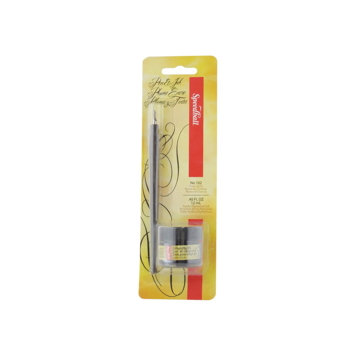SPEEDBALL - SET DE TINTA MÁS MANGO Y PLUMILLA PARA CALIGRAFÍA - Coveme