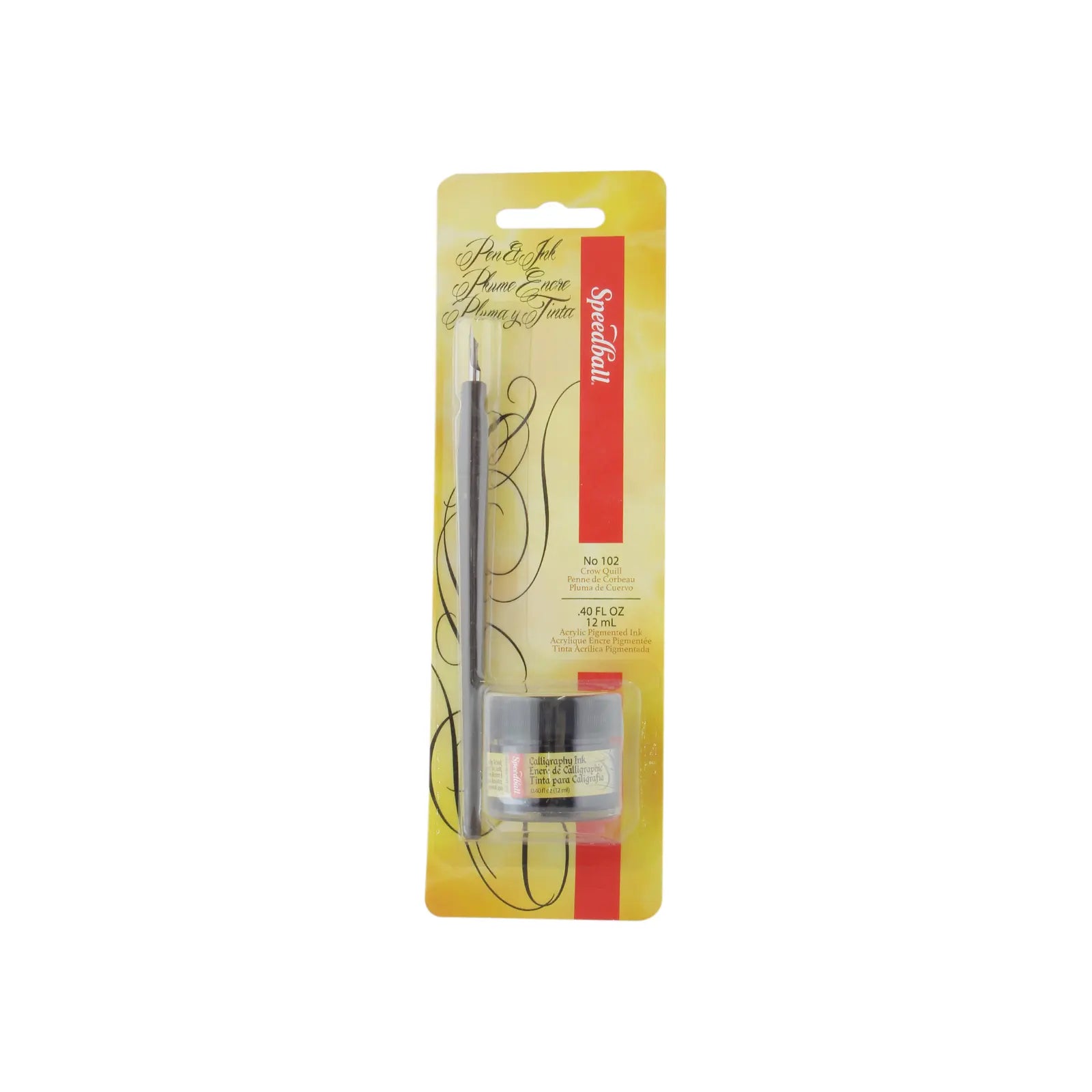 SPEEDBALL - SET DE TINTA MÁS MANGO Y PLUMILLA PARA CALIGRAFÍA - Coveme