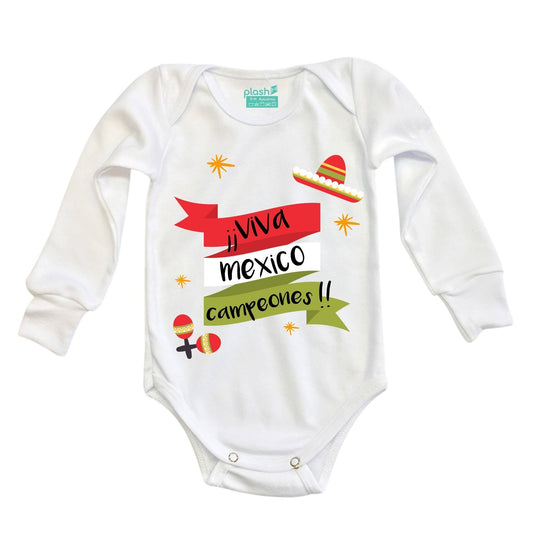 Body Bebé ¡Viva México Campeones! - MarchanteMX